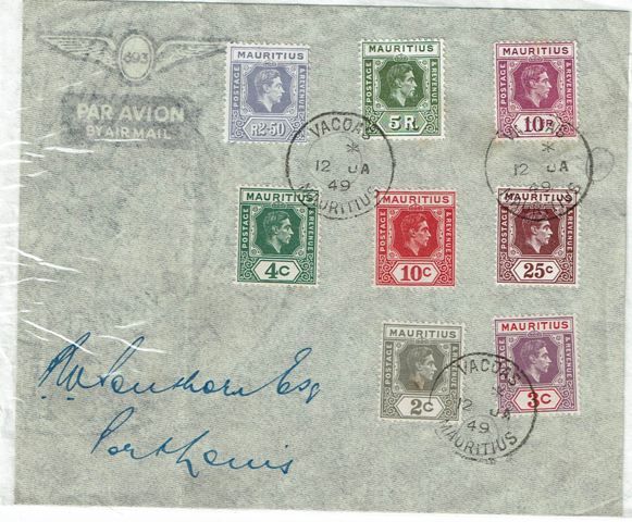 Image of Mauritius SG 252/63a FU British Commonwealth Stamp